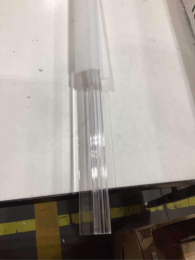 Condition photo showing Good Condition for 2-pack ultra clear shower door bottom seal (3/8'' x 39'', polycarbonate) frameless glass shower door seal strip shower door sweep - stop shower leaks and create a water barrier standard - 3/8 inch (10mm) - n/a