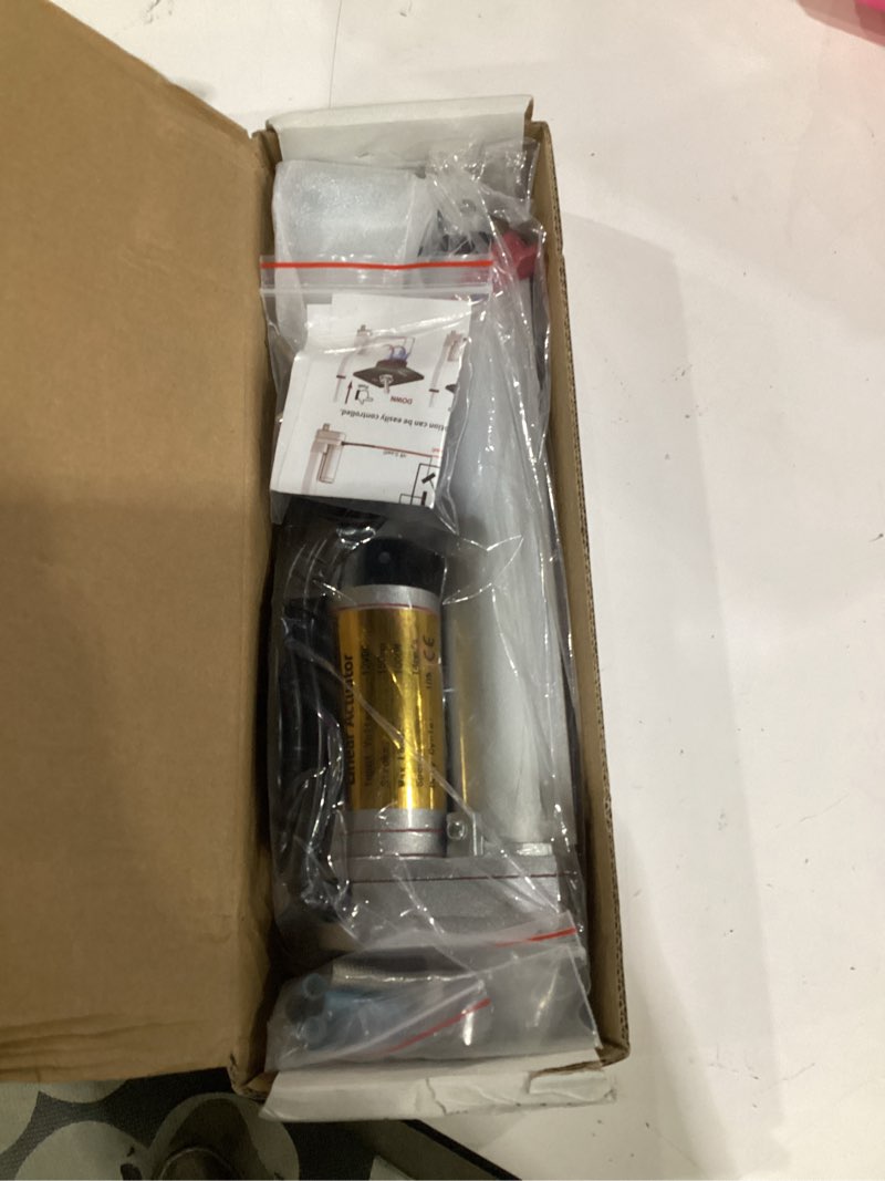 Condition photo showing Good Condition for rvmarinepat 12v linear actuator high speed 14mm/s linear motion actuator 220lb/1000n electric actuator 12 volt ip54 waterproof linear actuator 6 inch with switch 6"/150mm 1000n-14mm/s 1