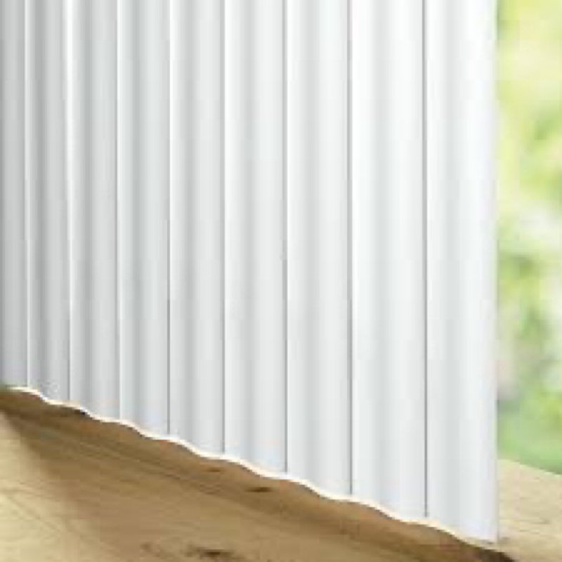 NEW LEVOLOR 84in Vertical Blind S-Curve Vanes White #929919