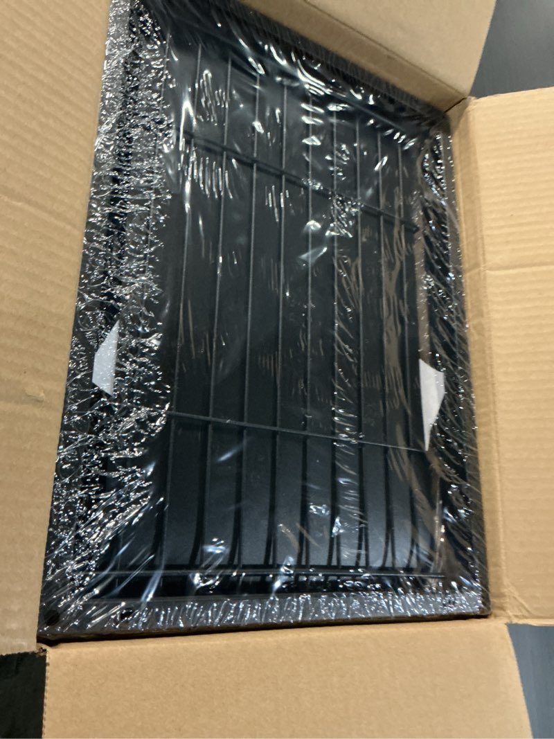 Condition photo showing Good Condition for 2 Pack Under Sink Organizers and Storage, 2 Tier Pull Out Cabinet Organizer, Metal Sliding Drawer Storage for Kitchen Bathroom?Black Black 2 Pack