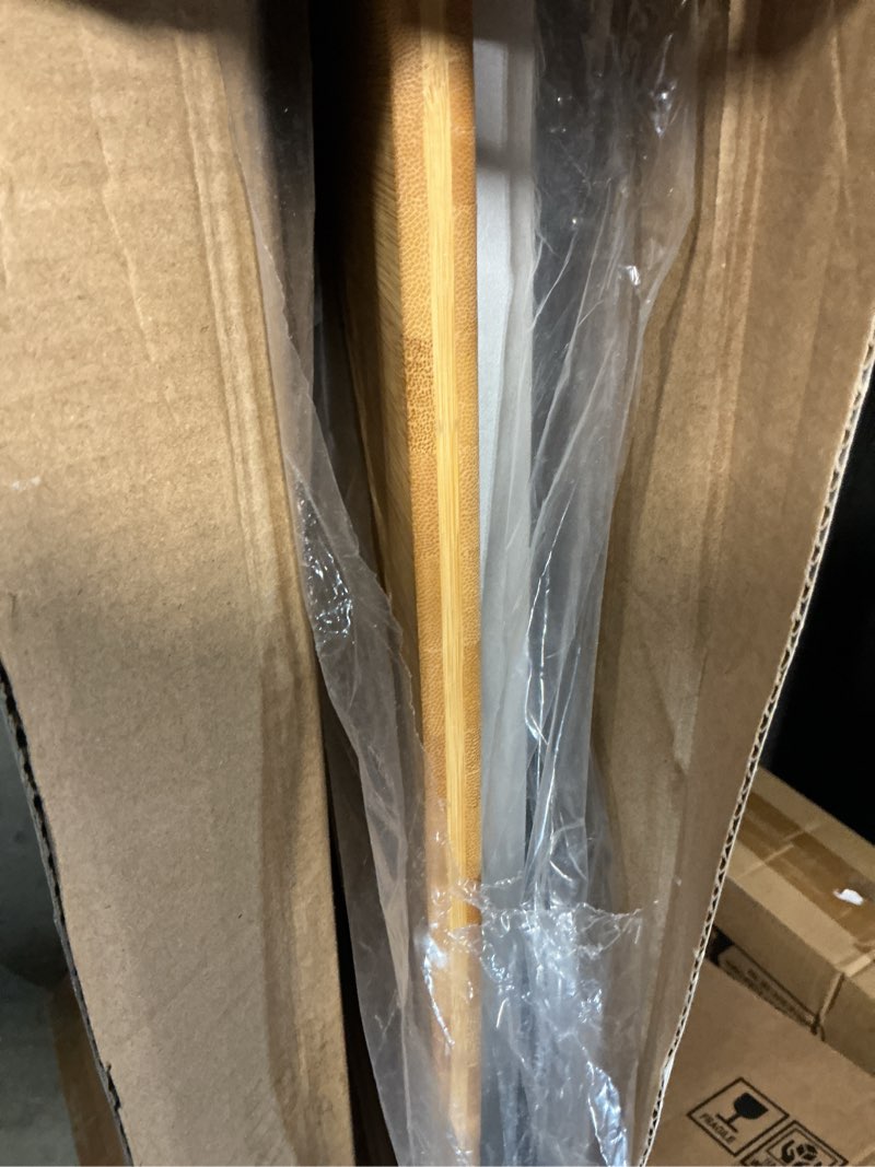 Condition photo showing Good Condition for Camco Folding Table | Features Natural Bamboo Top & Folding Aluminum Legs for RV Storage and Organization | Adjustable Height 18” - 26” | Ideal for Tailgating, Camping, RVing, the Beach & More (51893)