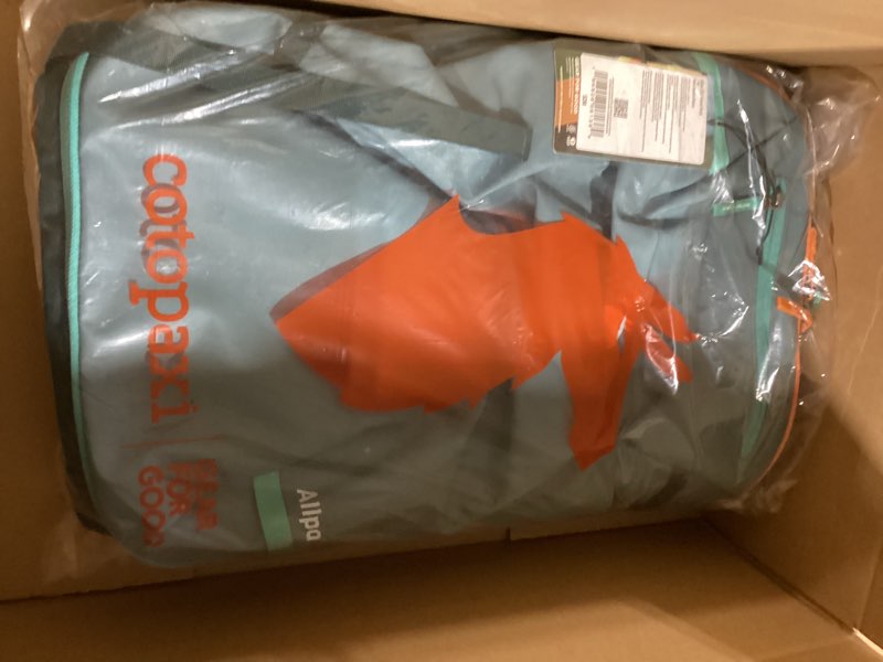 Condition photo showing Good Condition for cotopaxi allpa 35l travel pack, blue spruce and abyss blue spruce/abyss