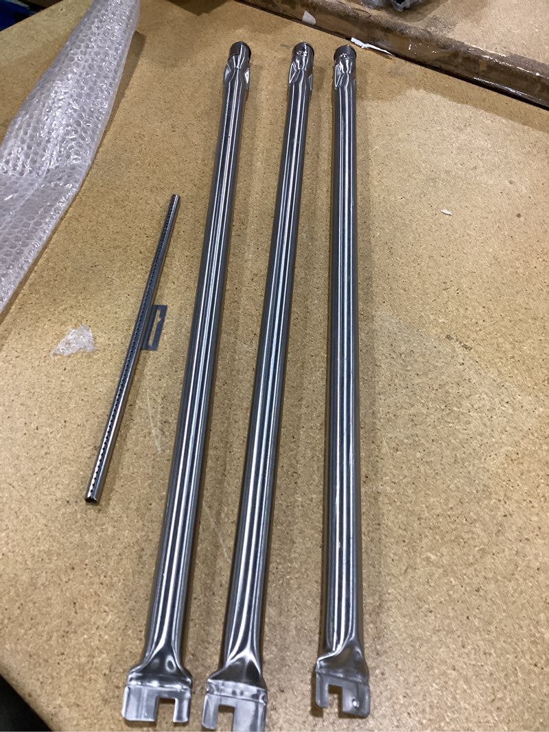 Condition photo showing New/Like New for leship burner tube set replace for weber 7508, genesis silver b & c, gold b & c, spirit e-310 e-320 s-310 s-320 (side control), spirit 700, weber 900 grills, 304 stainless steel grill burner tube kit 28 1/8" x 12 3/4"