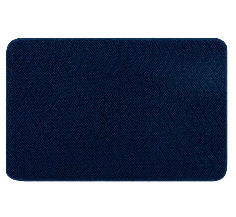 The Big One® Chevron Loop Memory Foam Bath Mat, Blue