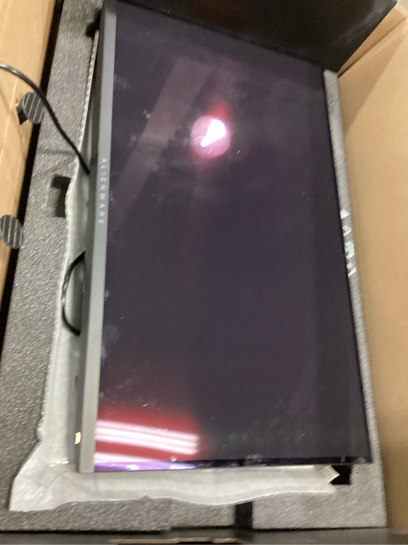Condition photo showing As Is for Alienware AW2725DF OLED Gaming Monitor - 26.7-inch Quantom-Dot WQHD (2560x1440) 360Hz 0.03Ms Display, AMD FreeSync Premium Pro, HDMI/DP/USB 3.2 Gen1, Height/Tilt/Swivel/Pivot Adjustability - Black 26.7 Inches AW2725DF
