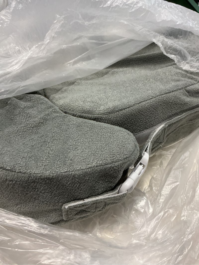 Condition photo showing Good Condition for my brest friend twin nursing pillow - enhanced comfort with slipcover - ultimate ergonomic support for breastfeeding- adjustable strap and silent release buckle with handy side pocket, evening grey evening grey twin