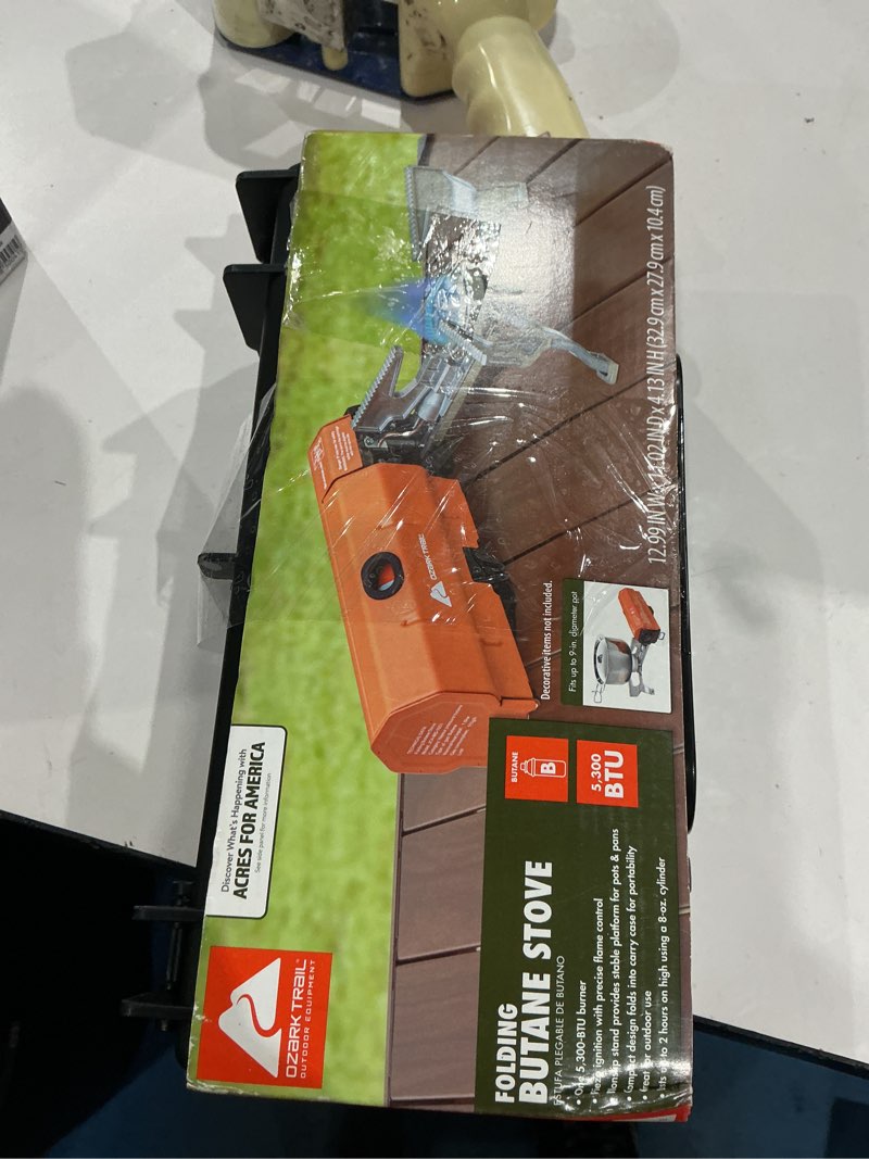 Condition photo showing Good Condition for ozark trail 1-burner folding butane stove  5300 btu  orange
