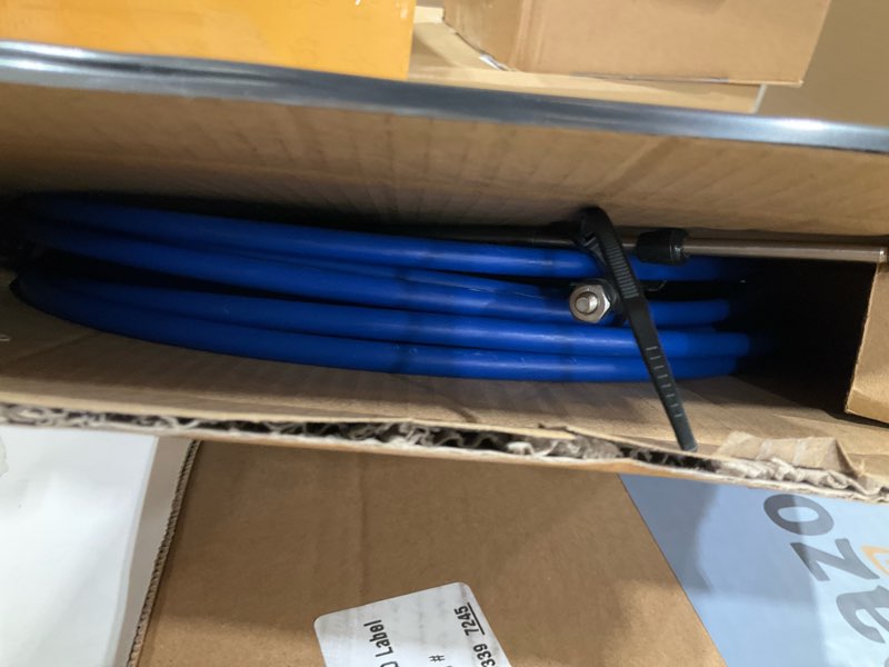 Condition photo showing Good Condition for Marine 33C Throttle Shift Remote Control Box Cable For Yamaha Outboard Engine Boat Motor Steering System Blue (13FT, 2 PCs) 13FT 2 PCs