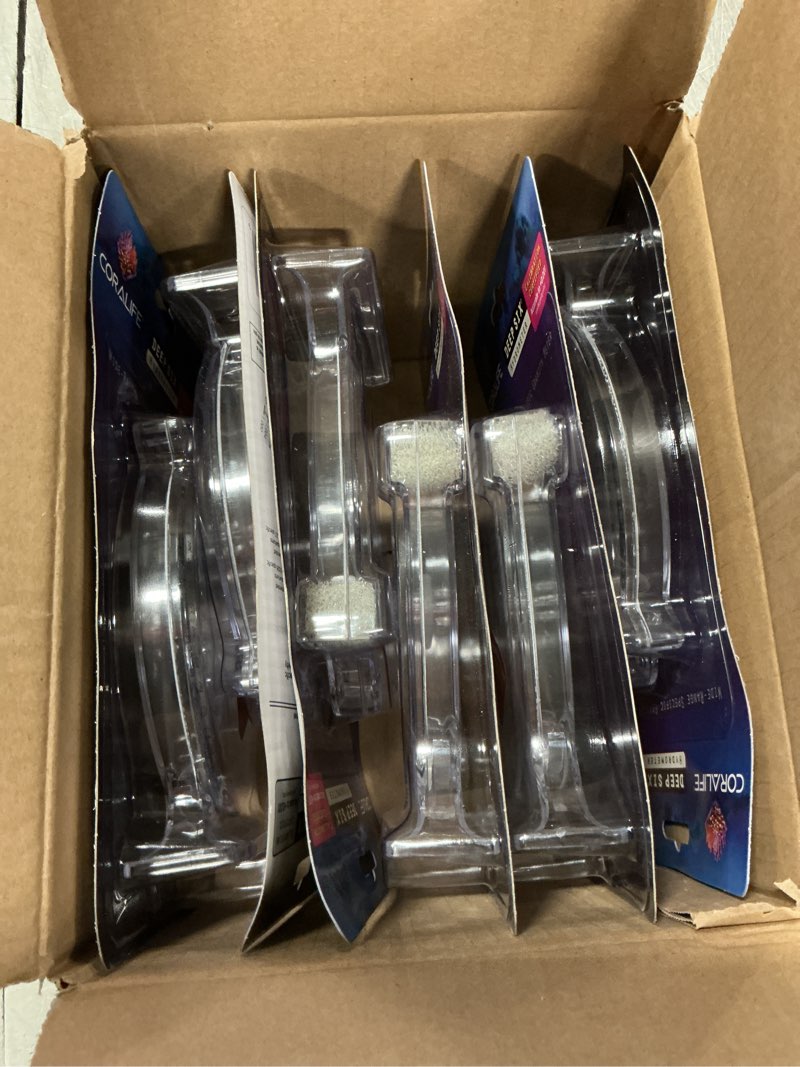 Condition photo showing New/Like New for (Pack Of 6) Coralife Aquarium Fish Tank Deep Six Hydrometer For Measuring Water Salinity PPT and Specific Gravity