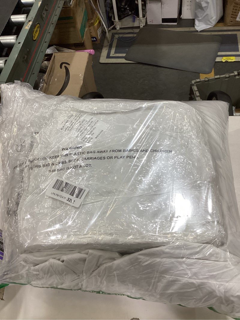 Condition photo showing As Is for 24x24 Euro Throw Pillow Inserts-Down Feather Pillow Inserts-Cotton Fabric-Set of 2-White.