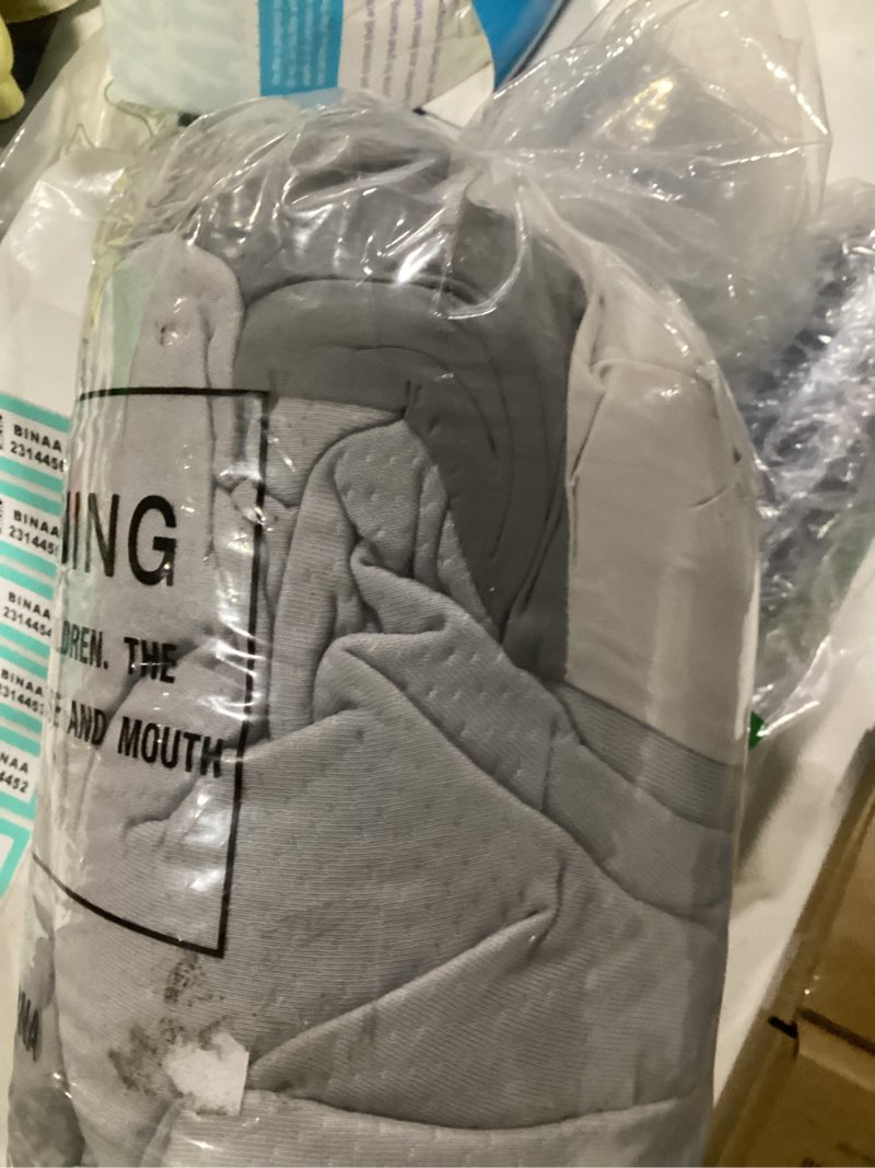 Condition photo showing New/Like New for Cervical Neck Pillow for Pain Relief, Bed Pillows for Sleeping, Ergonomic Cooling Pillow, Orthopedic Contour Pillow for Side Back Stomach Sleepers,Neck Support Memory Foam Pillows (Grey&Darkgrey)