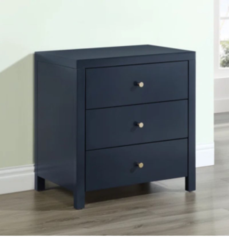 Alaynie 3-Drawer Nightstand
