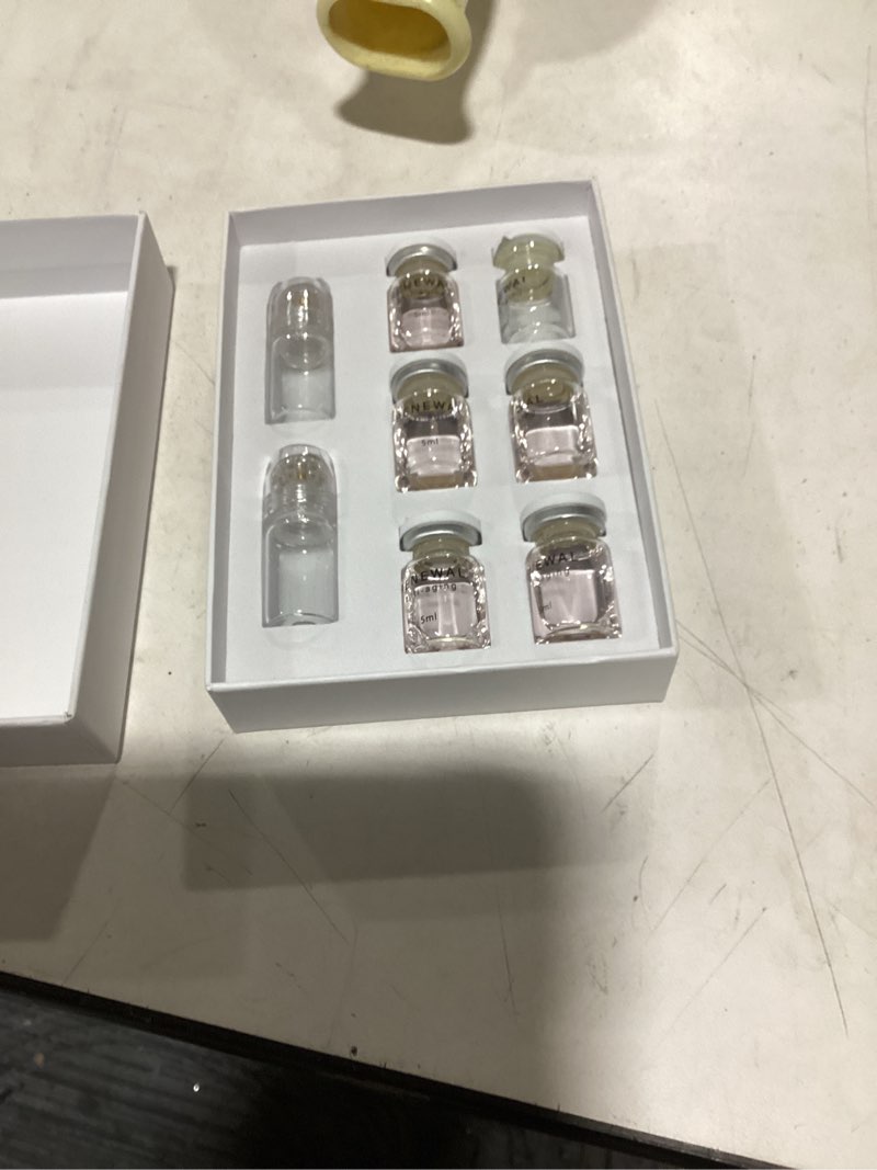 Condition photo showing As Is for micro infusion system for face,microinfusion for face,mirco facial system with serum,2-month-supply