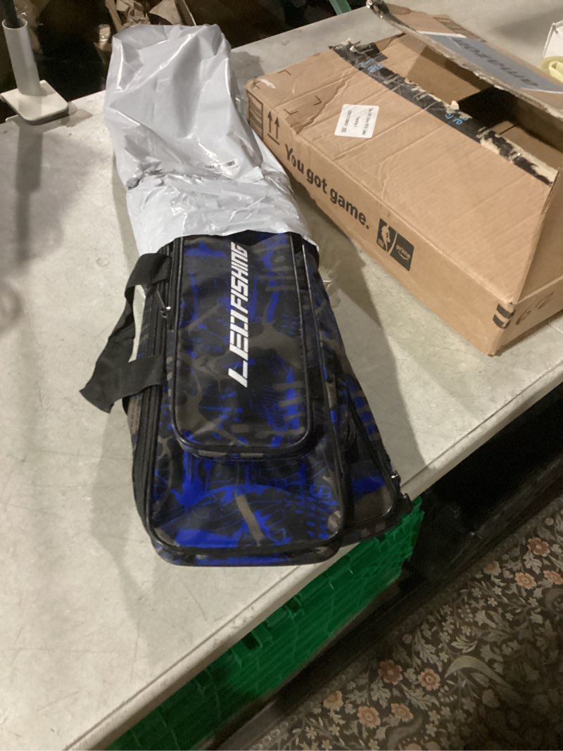 Condition photo showing New/Like New for PLUSINNO Tackle Bag - Expandable Fishing Bag for Saltwater & Freshwater - Water Resistant Fishing Gear