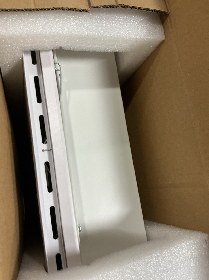 Condition photo showing As Is for 4-in-1 bathroom exhaust fan with heater, 1100w/2200w dual heating, 220 cfm ventilation, 6000k 1800lm led light, quiet bath fan with light and heat, ceiling mount, plug-in or hardwired white-2200w