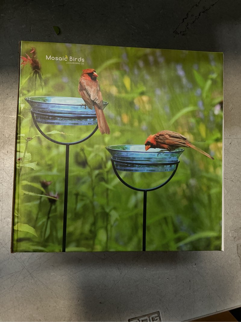 Condition photo showing New/Like New for Cuban Garden Stake, M429-200-09, Aqua Blue, 1 Piece