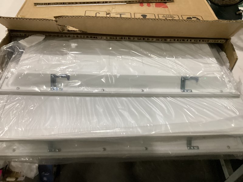 Condition photo showing Good Condition for 2x2 led flat panel ceiling light, allsmartlife cct 4000k-5000k-6000k, back-lit 2x2ft led flat panel lighting, drop ceiling lights, 40w/4958 lumens, 0-10v dimmable, 100-277v 50/60hz etl & fcc 4-pack