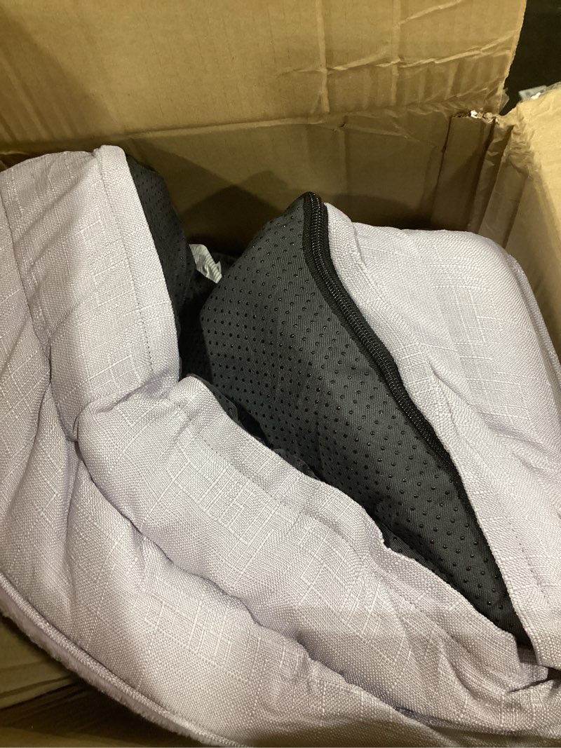 Condition photo showing Good Condition for Comfortable Orthopedic Bolster Dog Bed, Washable, Medium, Gray