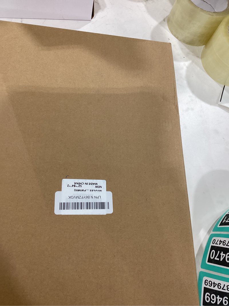 Condition photo showing Good Condition for MIULEE Linen Texture Curtains for Bedroom Solid 100% Blackout Thermal Insulated Sage Green Curtains Grommet Room Darkening Curtains/Draperies for Living Room Nursery 52x84 Inch (2 Panels) Sage Green 52"W x 84"L (Pack of 2)