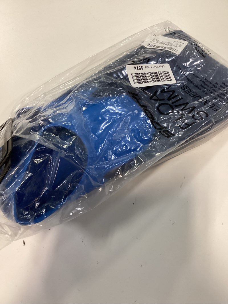 Condition photo showing Good Condition for Sporti Adult-Kids Swim Fins for Pool Lap Swimming - Long Floating Fins for Swimming & Snorkeling - Swim Flippers for Training M 5-6 / W 6-7 Navy-Blue