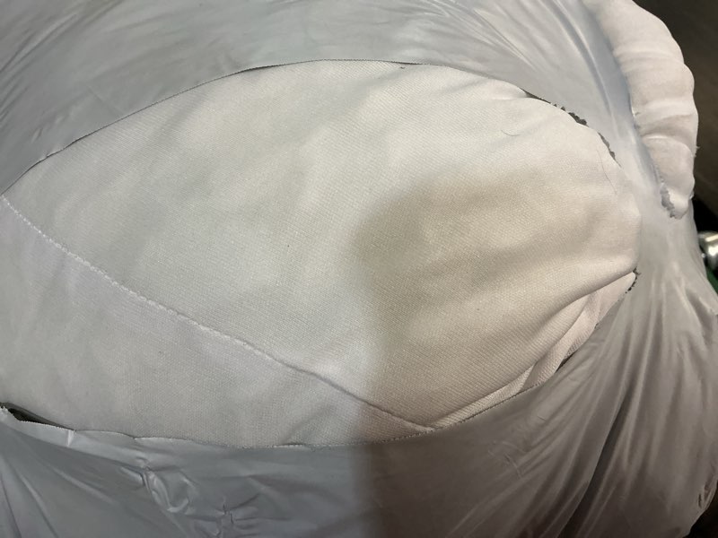 Condition photo showing As Is for Shredded Memory Foam Pillows King Size Set of 2, Cooling Pillow Firm and Soft Adjustable for Side Back Stomach Sleepers King (2 Pack)