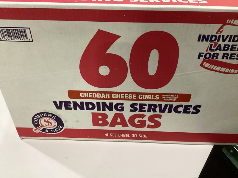 Condition photo showing New/Like New for Utz Baked Cheddar Cheese Curls  Multipack  1 oz  60 Count