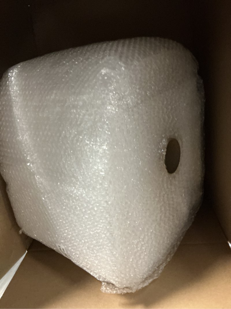 Condition photo showing Good Condition for amazon basics bubble wrap for moving, packing, shipping and storage, perforated protective cushioning for fragile items, 12-inch x 175-ft long roll, small 3/16", clear