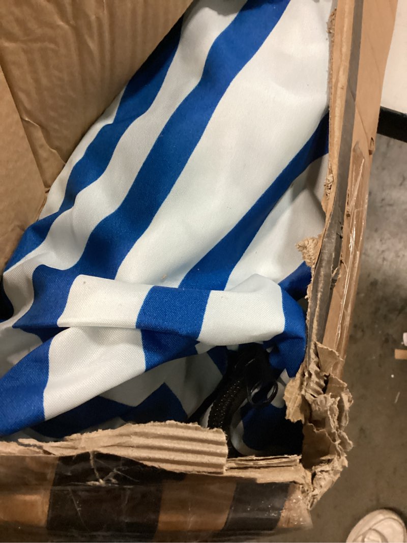 Condition photo showing Good Condition for Qipi Beach Cabana - Easy to Set Up Canopy, Waterproof, Portable 6' x 6' Beach Shelter, Included Side Wall, Shade with UPF 50+ UV Protection, Ultimate Sun Umbrella - for Kids, Family & Friends Silverthorne Wave-a