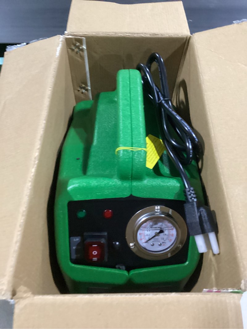 Condition photo showing As Is for new zpb140 port a blaster hvac coil cleaning portable pressure washer coil jet cleaner for ac unit 120v 80w for indoor or outdoor,can only be used with water, not for spraying air