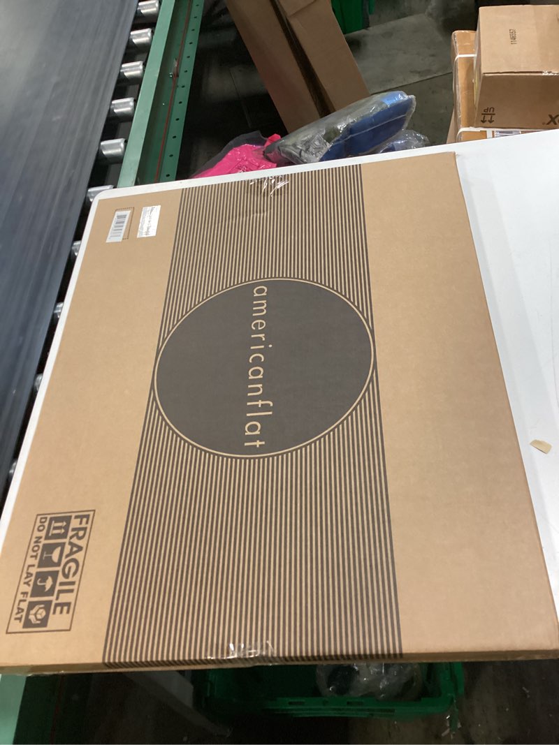 Condition photo showing New/Like New for americanflat 18x24 poster frame - black engineered wood with polished plexiglass - wide picture frame for vertical or horizontal wall display - epic collection - black 18x24 black