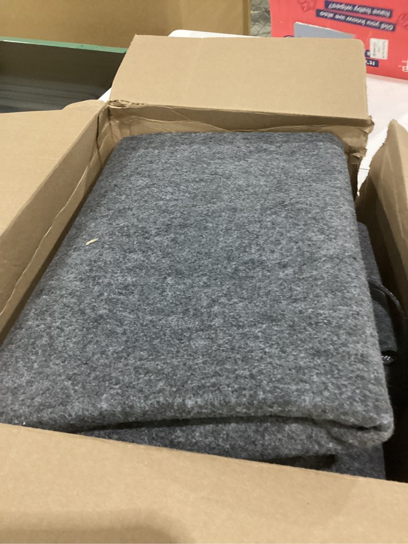 Condition photo showing As Is for unknown size non-slip rug pads 100% waterproof  area rugs non skid rug pad for all floors and finishes durable hardwood floor protective felt keeps rugs in place, safe and secure (rectangular) 1/8\\\\\\\" thick