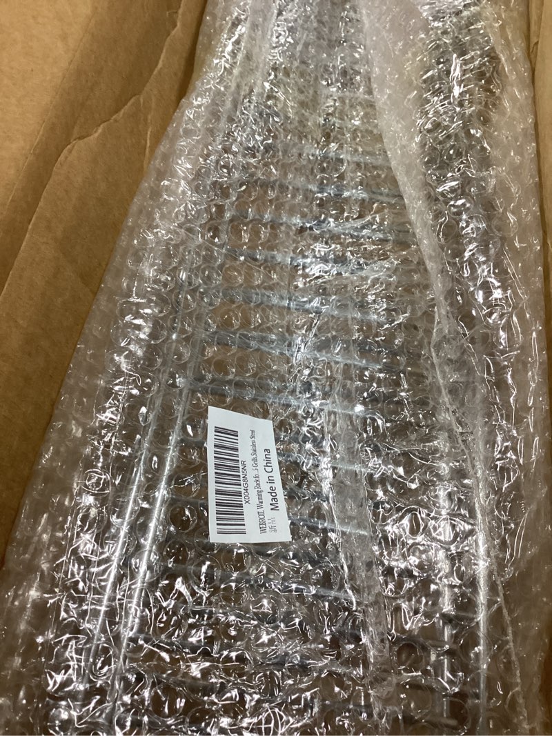 Condition photo showing Good Condition for 66044 Warming Rack for Weber GS4 Genesis II S310 E310 E315 E330 S335 S345 E325 Ce310 Ex335 Gas Grills, Stainless Steel Duble Warming Grates for Weber 61000001 61005001 Accessories, 25 3/4 Inch 25 3/4"L x 12"W
