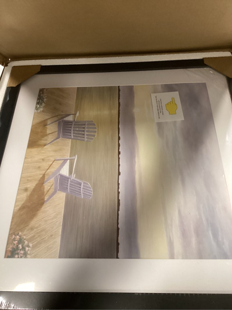 VNVNK 19x19 Frame Black, Perfect for 19x19 Inch Picture without Mat or 15x15 Inch Picture with Mat, Home Wall Decor Picture Frame-1 PCS 19x19 Black