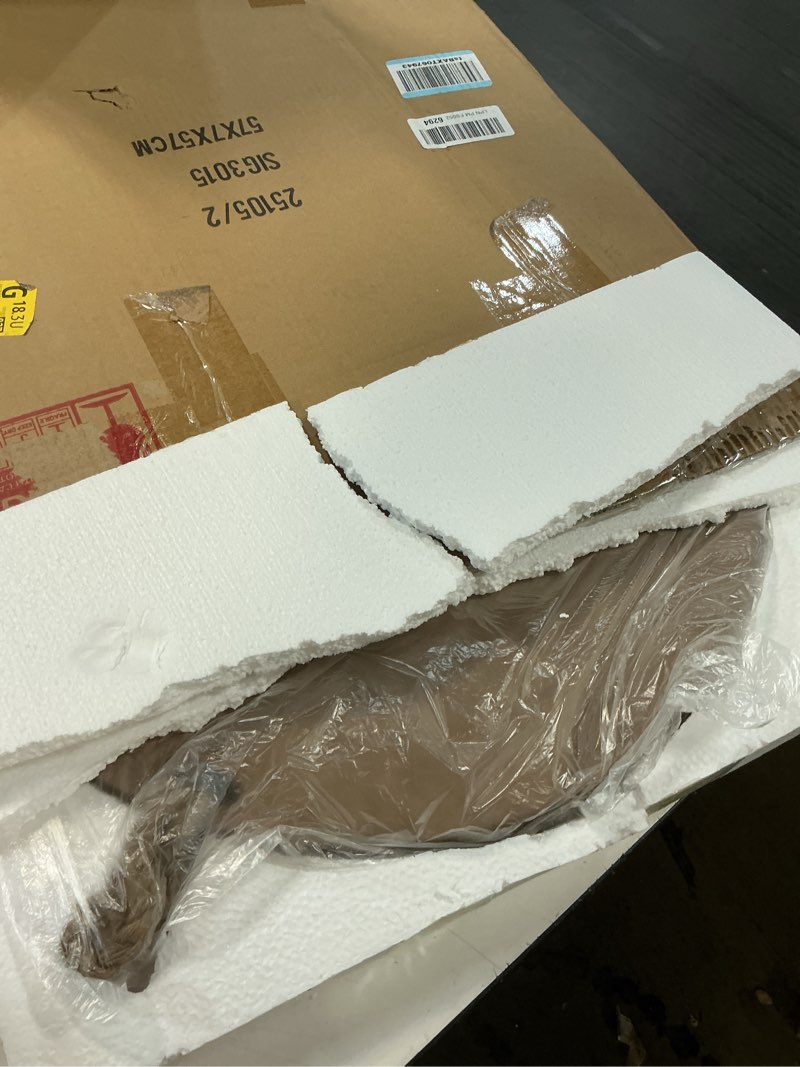 Condition photo showing New/Like New for nautical mirror 20" wall decor with rope wrapped trim and hanging loop round circle coastal boho mirror nautical rustic decorative for the living room, bedroom bathroom and entryway brown 20"l x 20"w vintage