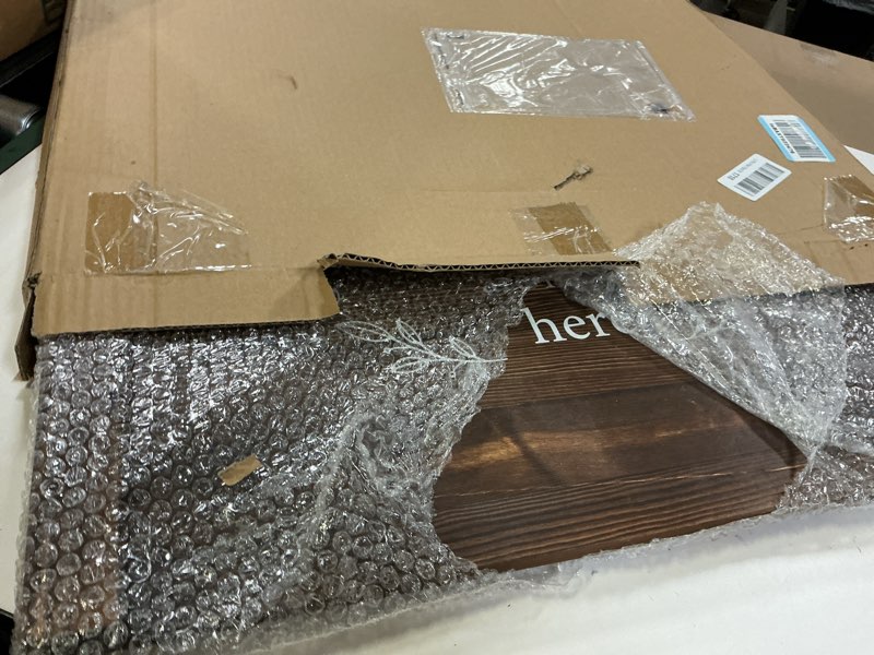 Condition photo showing Good Condition for Patelai Noodle Board Stove Wooden Cover Stove Top Cutting Board with Handles 27.5 X 21.6 Inches Sink Cover for Electric Gas Burners Kitchen Counter Space(Warm Style)