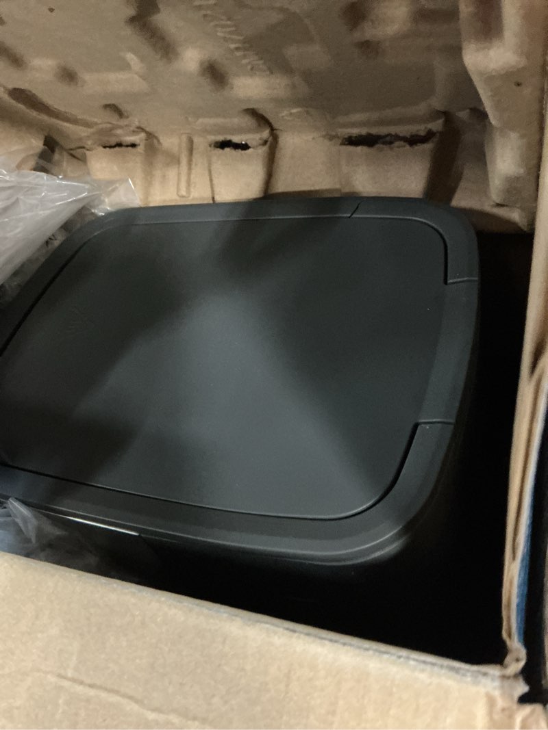 Condition photo showing As Is for ge drip coffee maker with timer | 10-cup thermal carafe coffee pot keeps coffee warm for 2 hours | adjustable brew strength | wide shower head for maximum flavor | kitchen essentials | stainless steel