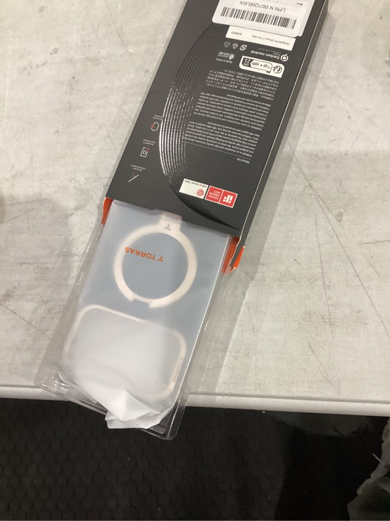 Condition photo showing New/Like New for torras q3 vegskin for iphone 17 pro max case leather, 360 spin magnetic stand, fit for magsafe, camera control, shockproof premium organic silicone leather phone case for iphone 17 pro max, deep blue deep blue for iphone 17 pro max, 6.9"