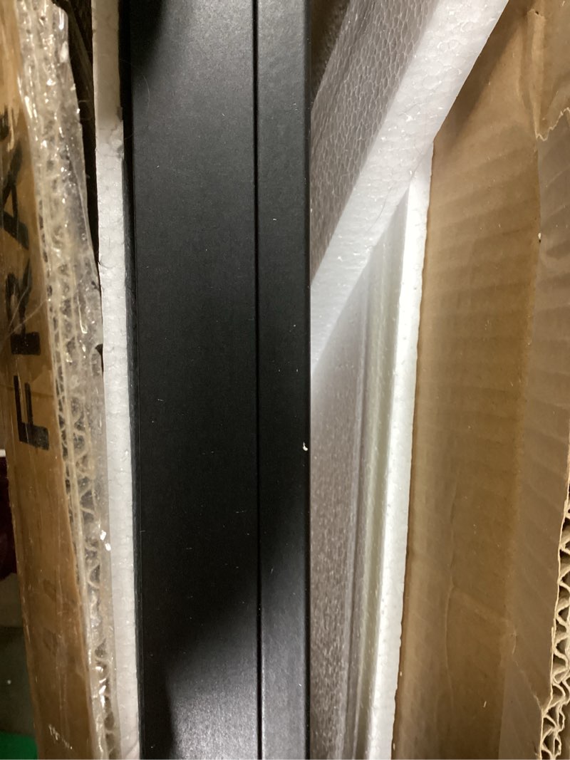 Condition photo showing Good Condition for VERANI 35 Baseball Card Display Case - Graded Sports Card Display Frame - Holds Sport Cards with UV Protection Clear View Lockable Wall Cabinet for Football Basketball Hockey Trading Card Large Black Large-Vertical-Black