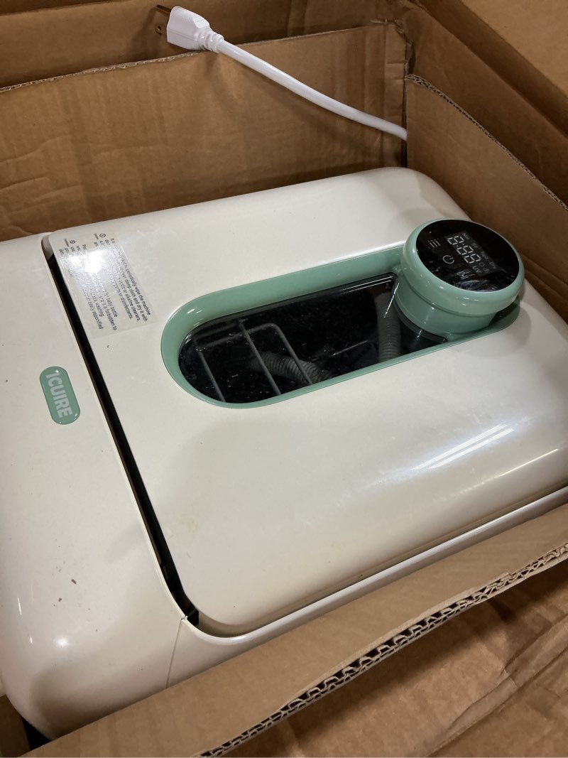 Condition photo showing As Is for ICUIRE Baby Bottle Washer and Sterilizer and Dryer, 131-167°F High Temperature Sterilize for Baby Stuff, 3.2L Water Tank to Clean Bottles, Pump Part &Pacifiers&Bowl, Newborn Parents One-Hand Operation Beige