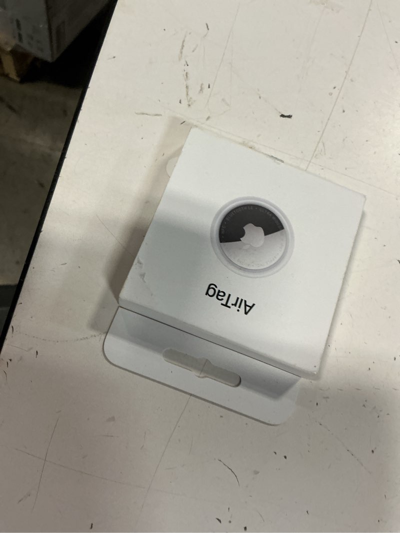 Condition photo showing Good Condition for apple airtag (2nd generation): tracker for keychain, wallet, and more; locator with sound; simple one-tap setup with iphone or ipad; key finder with up to 1.5x precision finding range* 1 pack