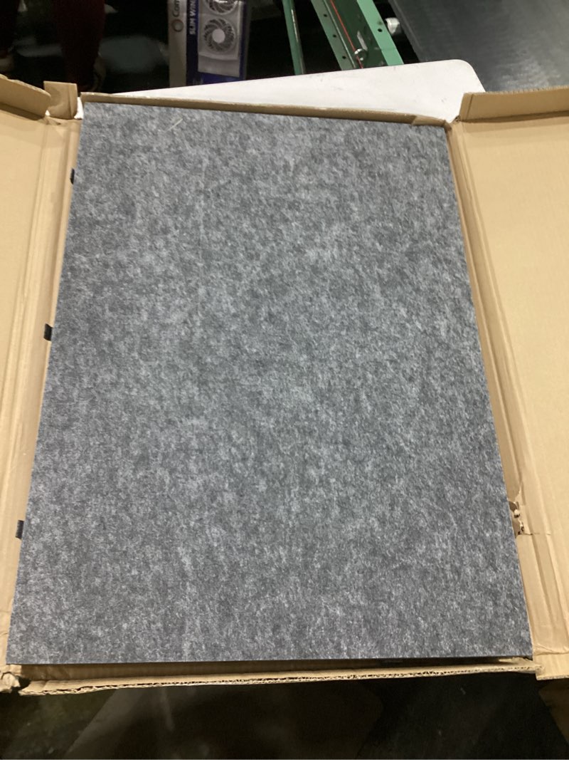 Condition photo showing New/Like New for lavievert tilting puzzle board with 2-in-1 designed stand & cover, super lightweight felt puzzle plateau with 5 drawers for adults, portable jigsaw puzzle table for up to 1000 pieces – light gray