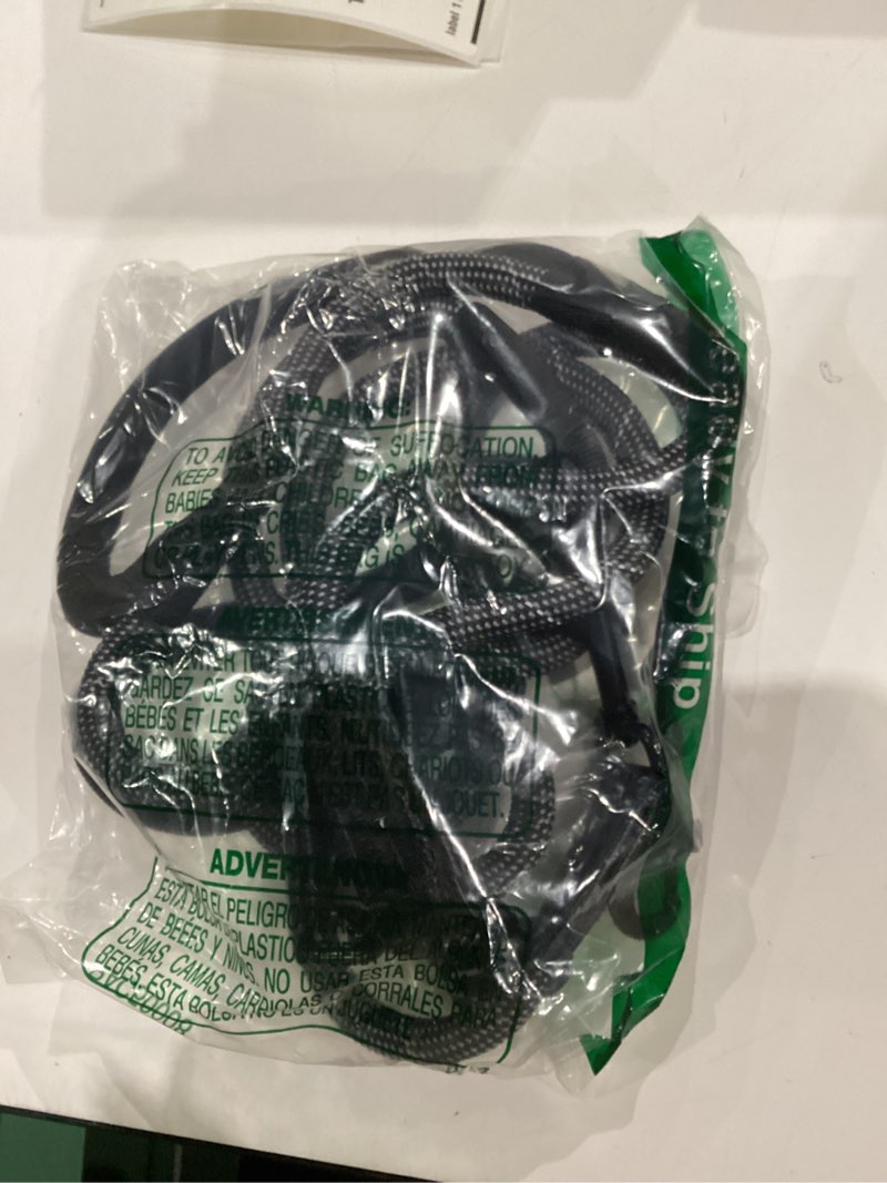 Condition photo showing As Is for PetBonus Rope Double Dog Leash, No Tangle Dual Leash, Reflective Walking Training Lead with Two Comfortable Padded Handles, Lead Coupler for Medium Large Dogs (55-200 lbs, Black Grey)