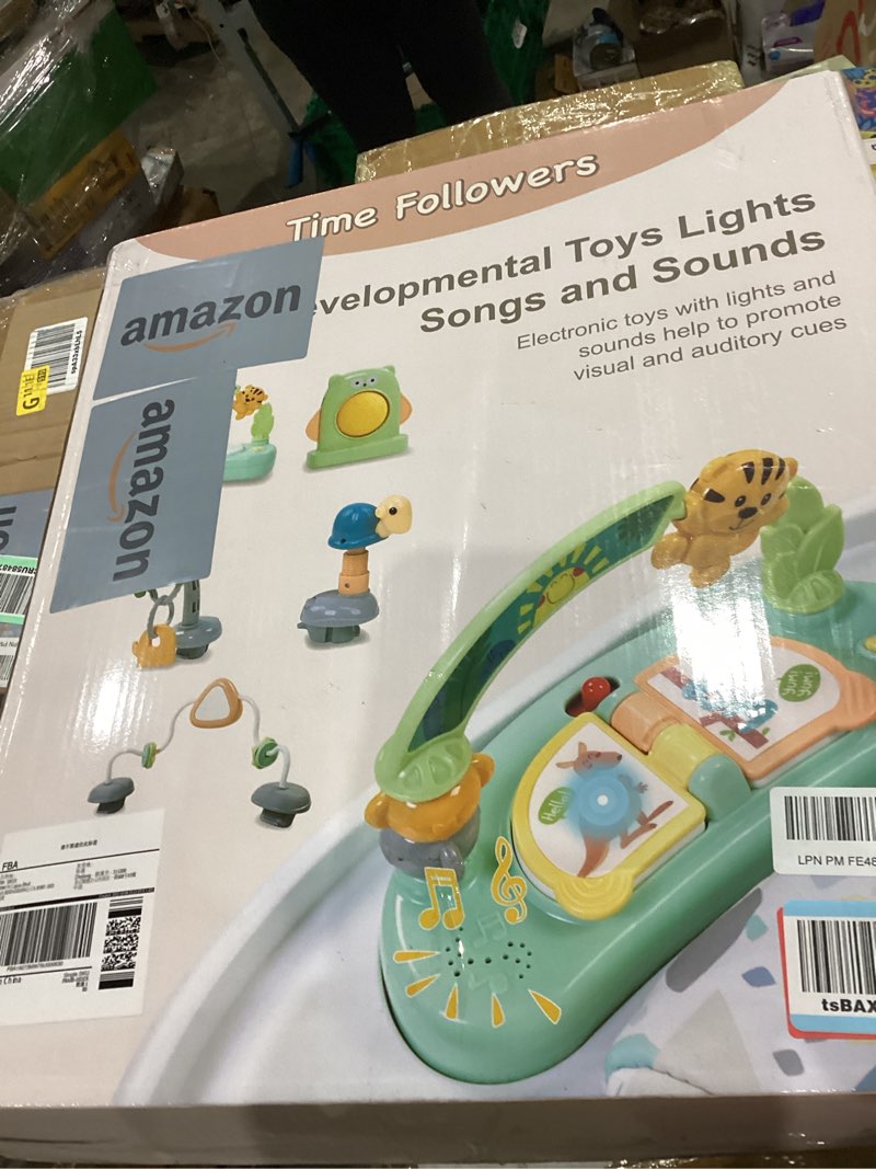 Condition photo showing New/Like New for Time Followers® 4-in-1 Baby Activity Center | 3 Stage Grow Stationary Standing Toddler Play Table | Tummy Time,Exersaucer, Jumpers & Bouncers | Babies Essential for Baby Ages 6M+ (White)