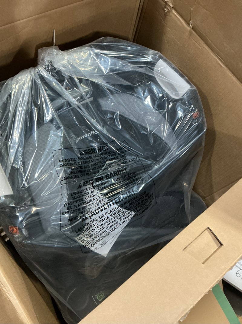 Condition photo showing Good Condition for evenflo revolve360 extend convertible car seat with 360 degree rotation, extended rear-facing, forward-facing, booster mode, and secure latch install, revere gray revolve360 l.i.f.e. guard revere gray