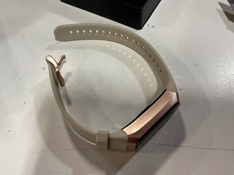 Condition photo showing As Is for fitness tracker, sleep tracker sport bracelet pedometer step calories smartwatch women, step counter with calorie pedometer for men, compatible with android ios