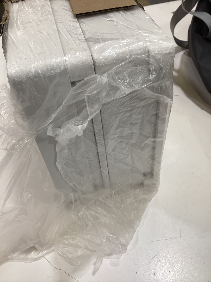 Condition photo showing Good Condition for dekava cabinet, 2 pack under sink organizer, 2 tier sliding bathroom kitchen organizer, large white abs baskets, easy install & clean