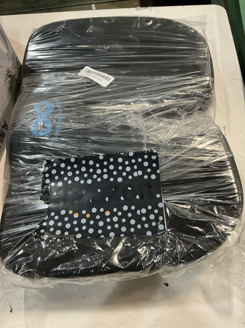 Condition photo showing Good Condition for everlasting comfort doctor recommended memory foam seat cushion for office chairs & car - ergonomic office desk accessories - cushions for tailbone pain relief, sciatica (black, large) 01. black mesh large