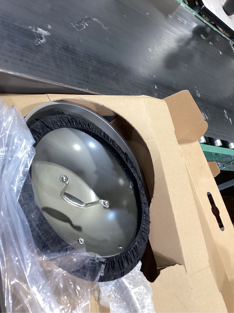 Condition photo showing Good Condition for similar to titanium wok pan with lid – 12\" non-toxic pfas-free woks & stir-fry pans, tri-ply titanium & stainless steel, induction & dishwasher safe