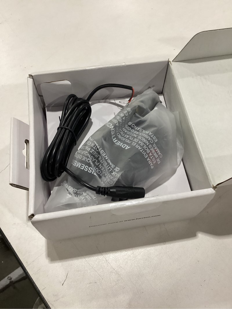 Condition photo showing New/Like New for *missing cord*furrion vision s+ rv backup camera system – sharkfin wireless camera, 1080p hd, 140° wide-angle, infrared night vision, motion detection, waterproof, monitor not included – fcnfdtasf