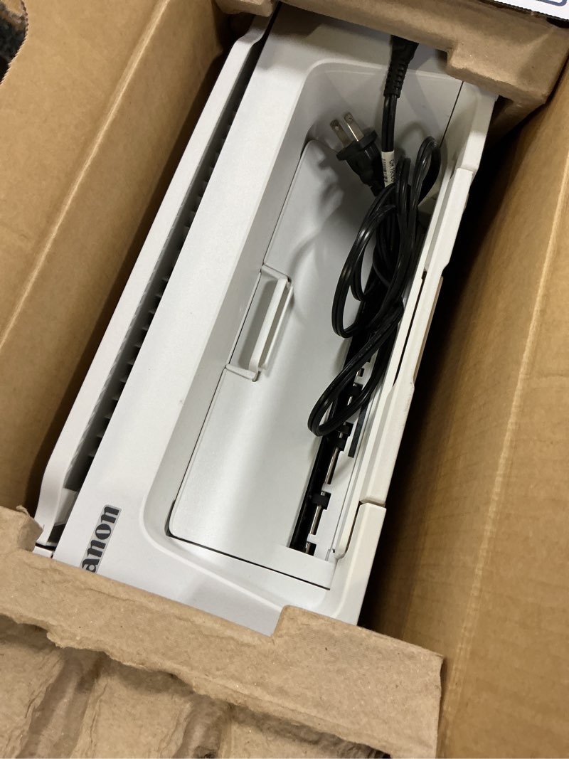 Condition photo showing As Is for canon pixma ts3722 wireless all-in-one inkjet printer for home office